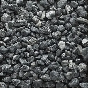 Midnight Bulk Bag 850 kg - 60-100 mm Black Round & Oval Premium Cobbles - L10 x W10 x H8 cm