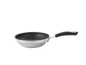 Circulon Total Silver Round Stainless Steel Induction Suitable Non-Stick Frying Pan 22cm