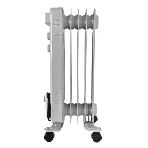 Oypla Electrical 1000W 5 Fin Portable Oil Filled Radiator Electric Heater