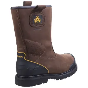 Amblers FS223 Waterproof Safety Rigger Work Boots Brown (Sizes 6-13)