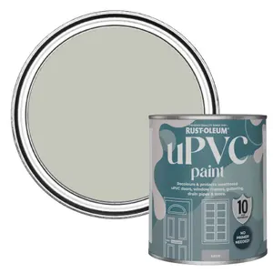 Rust-Oleum Tyne Fog Satin UPVC Paint 750ml