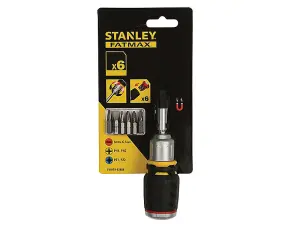 Stanley 0-62-688 FatMax Ratchet Stubby Screwdriver 6 Piece FMHT0-62688 STA062688