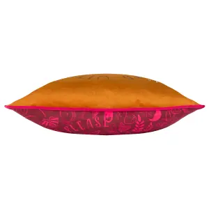 furn. Bad Witch Vibes Velvet Feather Filled Cushion