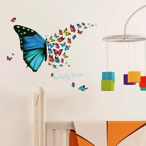 Butterfly Dream home decor, nursery decor, wall stickers, self-adhesive decals Stickers Stock Clearance