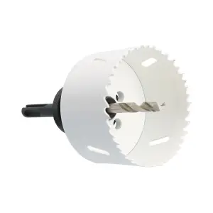 Metric 73mm HSS Hole Saw Holesaw Bi-Metal Cutter with SDS Plus Arbor Adaptor