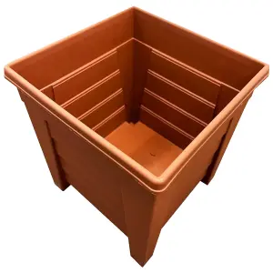 1x Terracotta 33cm Spacious Grosvenor Flower Plant Pots For Home & Garden