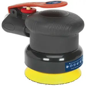 PRO 75mm AIR Palm Sander 5mm Orbital - 1/4" BSP - Variable Speed Hook & Loop Pad