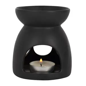 Black Triple Moon Cut Out Oil Burner