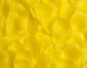 100 Best Artificial Yellow Silk Rose Petals for Wedding Valentines