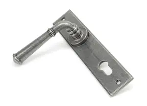 From The Anvil Pewter Regency Lever Espag. Lock Set