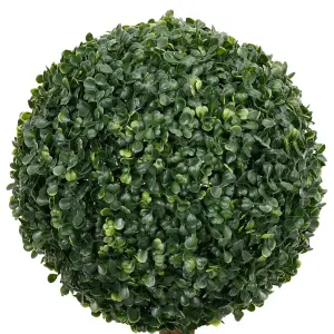 Artificial Boxwood Plant with Pot Ball Shaped Green 119 cm