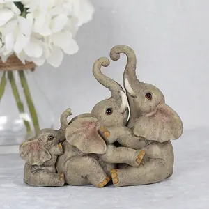 Elephant Family Ornament With Mini Sentiment Card