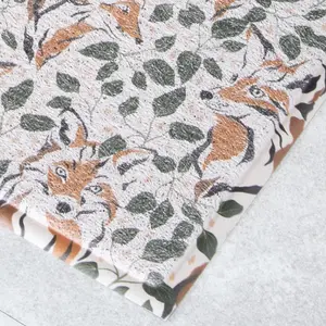 Foxes Bush Pattern Doormat (70 x 40cm)