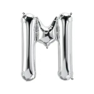 Realmax M Foil Balloon Silver (One Size)