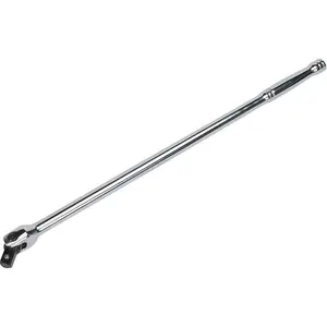 450mm Breaker Pull Bar - 1/2" Sq Drive Knuckle - Spring Loaded Socket Retention