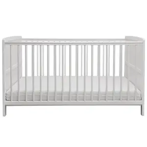  Cot Bed with Mattress White