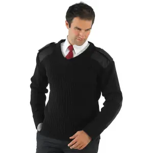 Yoko Mens V-Neck NATO Security Sweater / Workwear