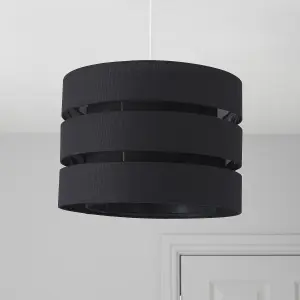 Trio Black Pendant Light shade (D)35cm