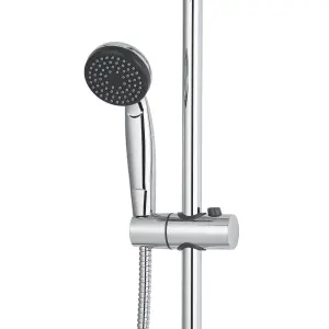 GoodHome Blyth Wall-mounted Diverter Shower kit with 2 shower heads