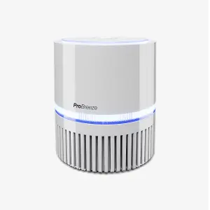 Pro Breeze 3-in-1 Mini Air Purifier with True HEPA Filter & Negative Ioniser