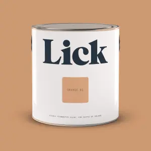 Lick Orange 03 Eggshell Emulsion paint, 2.5L