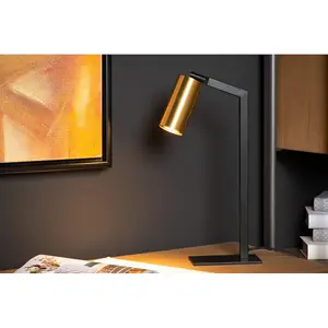 Lucide Sybil Modern Table Lamp - 1xGU10 - Black