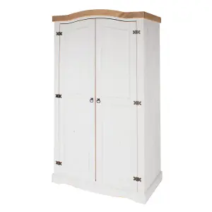 Core Products, Premium Corona White 2 door wardrobe