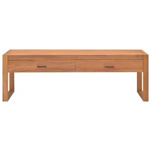 Berkfield TV Cabinet 120x40x45 cm Solid Wood Teak