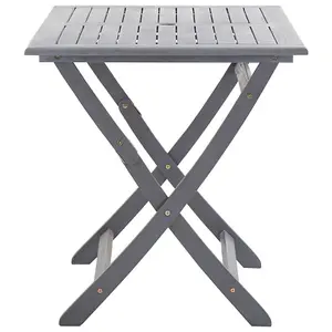 Berkfield Folding Garden Table 120x70x75 cm Solid Acacia Wood