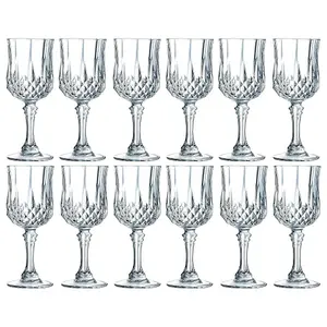 URBNLIVING 170ml Eclat Cristal D'Arques Hi-Ball Tumbler Glass Set of 12