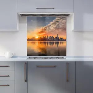 New York At Sunrise Kitchen Splashback