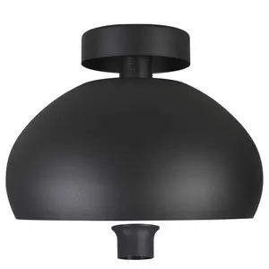 EGLO Mogano 2 Domed Gold Semi- Flush Ceiling Light