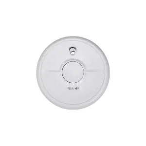 FireAngel Toast Proof SB1-TP-R Standalone Optical Smoke Alarm with 1-year battery, Pack of 2