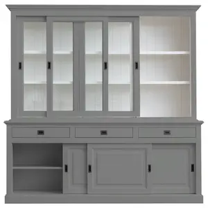 Anneros Display Cabinet Dusty Grey