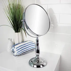 Showerdrape Vidos 7x Magnifying Chrome Makeup Vanity Mirror