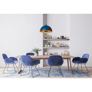 Lucide Siemon Modern Pendant Light 40cm - 1xE27 - Blue