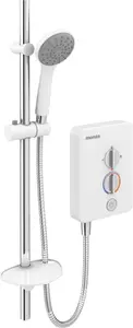 Monza 8.5Kw Electric Shower - White/Chrome