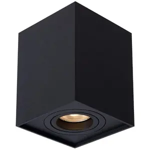 CGC SASHA Black Square Surface Mount Tilt Ceiling Spotlight