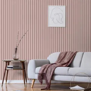 Acoustic Panel Blush Pink Wallpaper