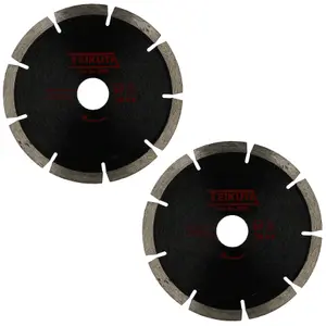 125mm (5") x 6.4mm Diamond Mortar Raking Disc Pointing Disc Blade Masonry 2pk