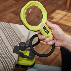 Ryobi ONE+ Magnifying Clamp Light 18V RML18-0 Tool Only - NO Battery & Charger Supplied