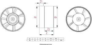 AirTech-UK Bathroom Fan Timer Model Shower Light Kit 100mm 4" with Transformer