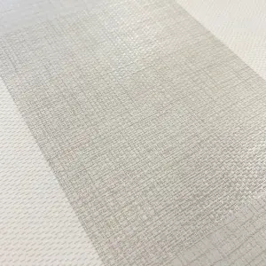 Muriva Cream Check Fabric effect Patterned Wallpaper