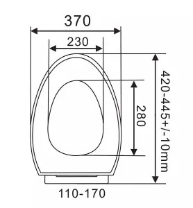 Luxury Bathroom Toilet Seat Soft Close White Seats Anti Slam WC Home Heavy Duty