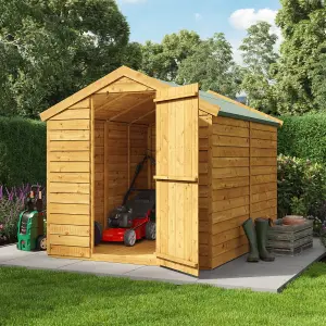 BillyOh Super Saver Overlap Apex Wooden Shed - 8x6