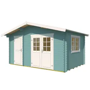 Lasita Osland Keila 34 Two Room Log Cabin - 4.25m x 2.8m - with Side Store