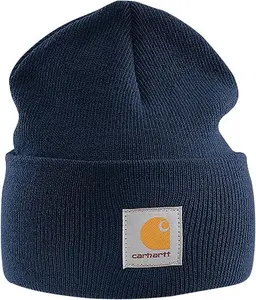 Carhartt Mens A18 Stretchable Rib Knit Acrylic Watch Beanie Hat One Size