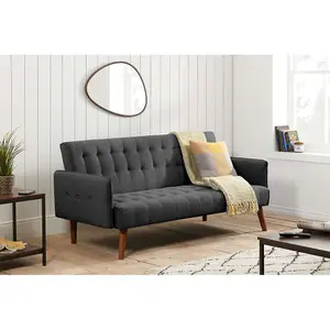 Birlea Hudson Sofa Bed In Charcoal Fabric