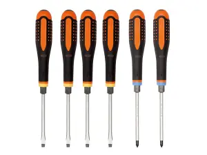 Bahco - ERGO™ Through Blade Screwdriver Set, 6 Piece