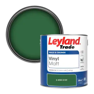 Leyland Trade Vinyl Matt Walls & Ceilings Emulsion Paint (S 4550-G10Y) 2.5L